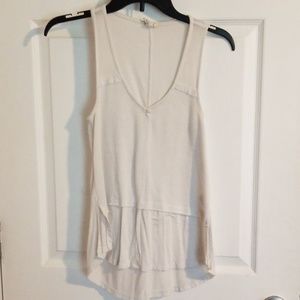 White crow cream tank